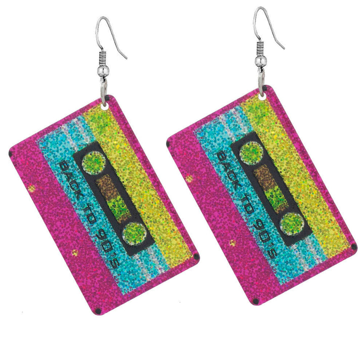 Glittery Lightning Bolt Dangle Earrings Stornfield
