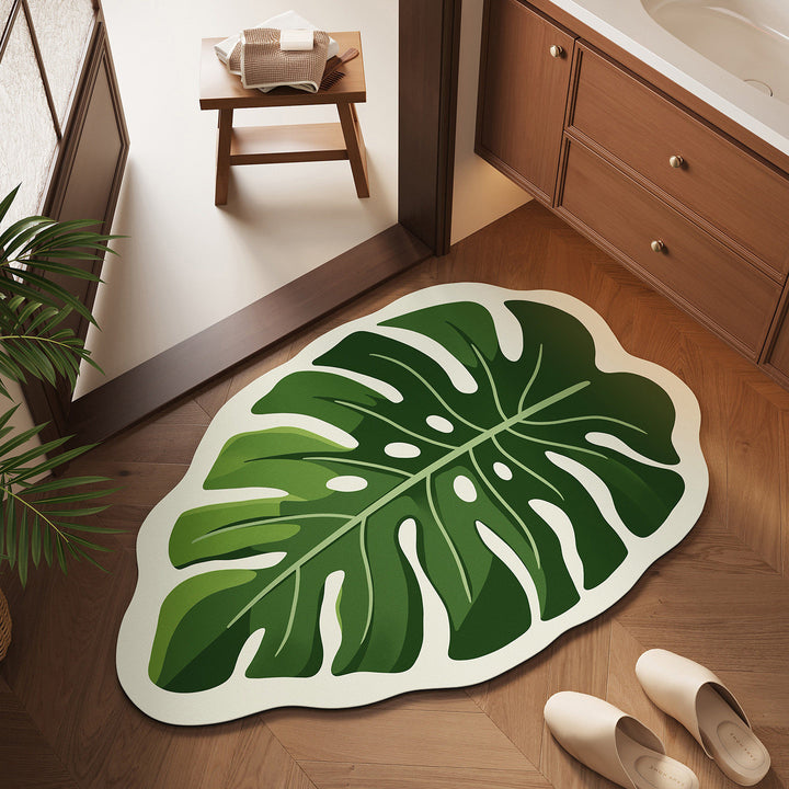 Playful Cartoon Animal Bath Mat
