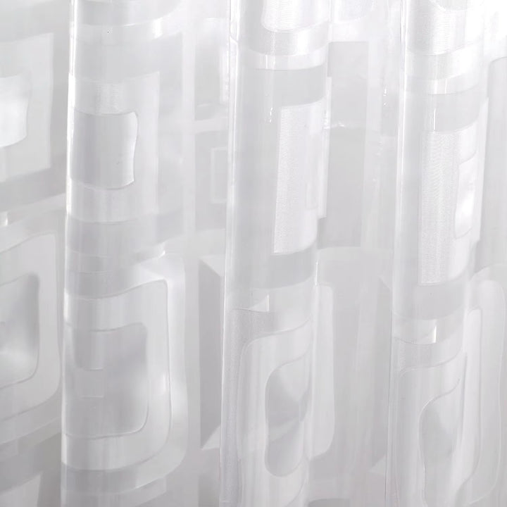 Sheer Geometric Window Curtain Stornfield