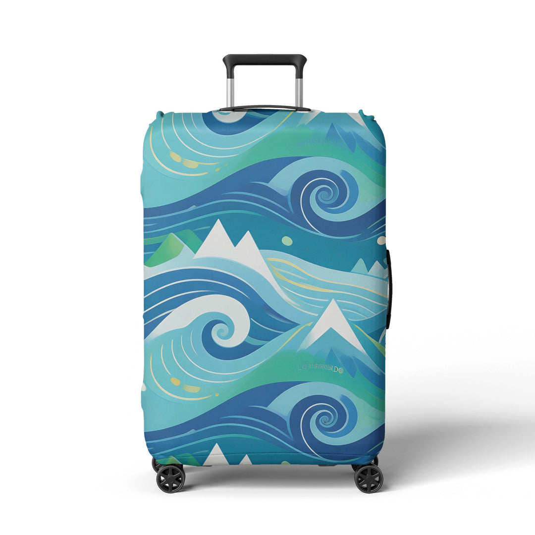 Women's suitcase cover with modern graphic design Stornfield