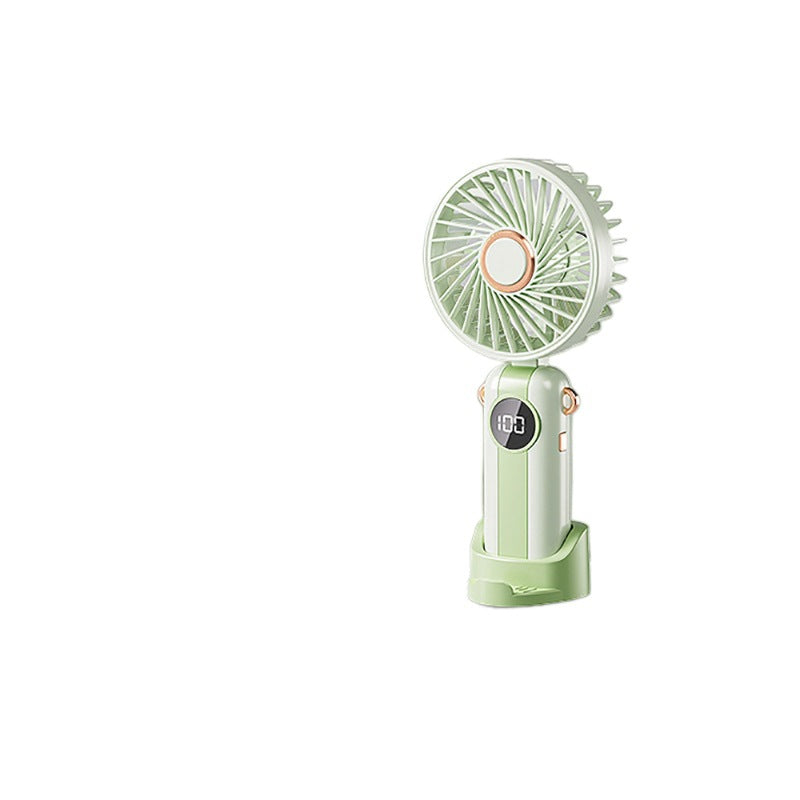 Unisex Portable Fan with Smart LED Display and Variable Speed Control Stornfield