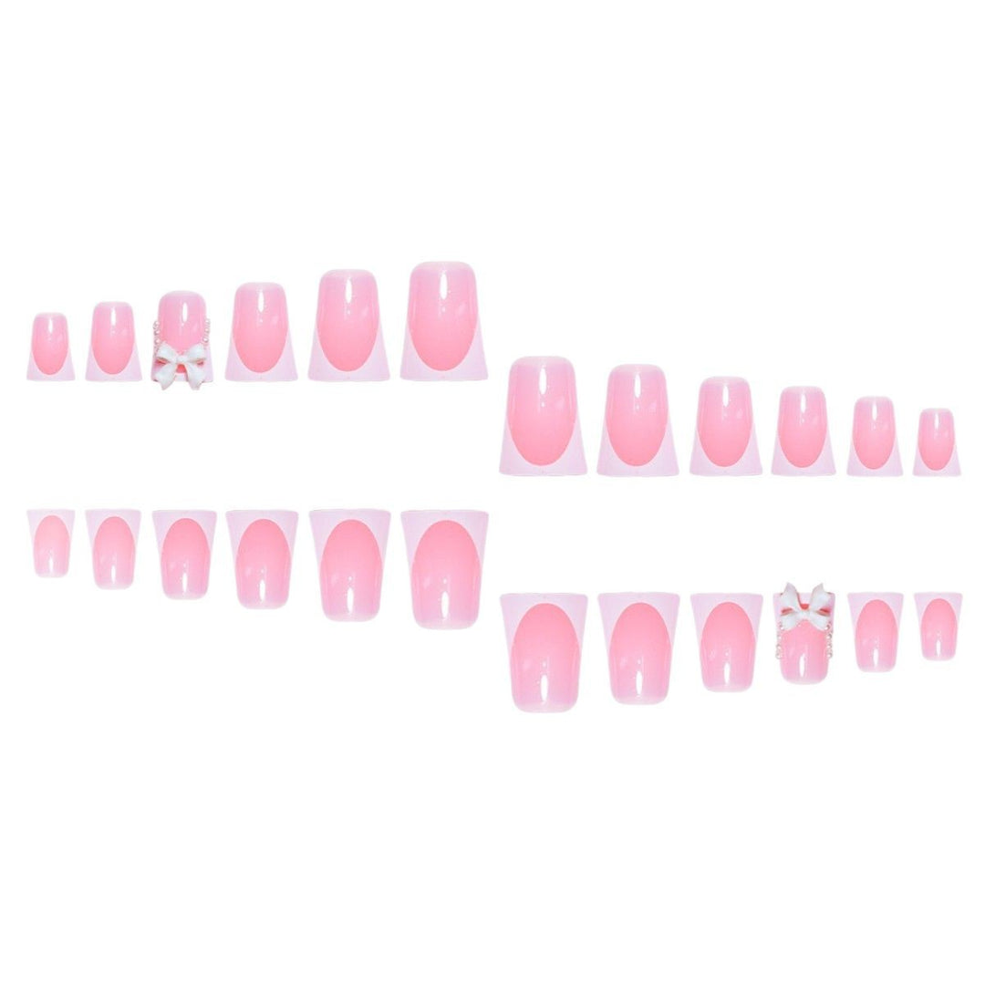 Designer Bow-Embellished Nail Art Extensions Stornfield