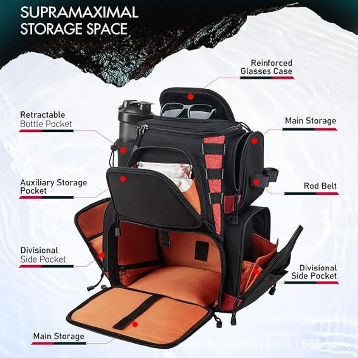 Fishing Multi-Compartment Backpack Stornfield