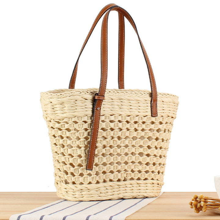 Braided tote bag with structured design Stornfield