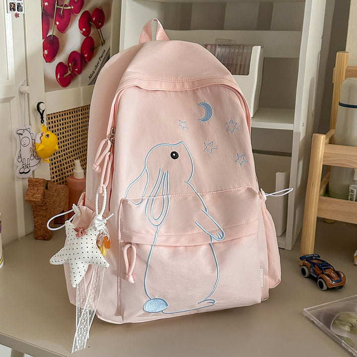 Adorable Cartoon Bunny-Designed Backpack Stornfield