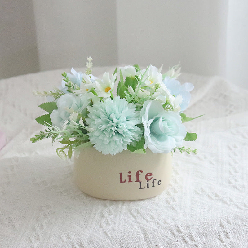 Elegant Faux Floral Centerpiece