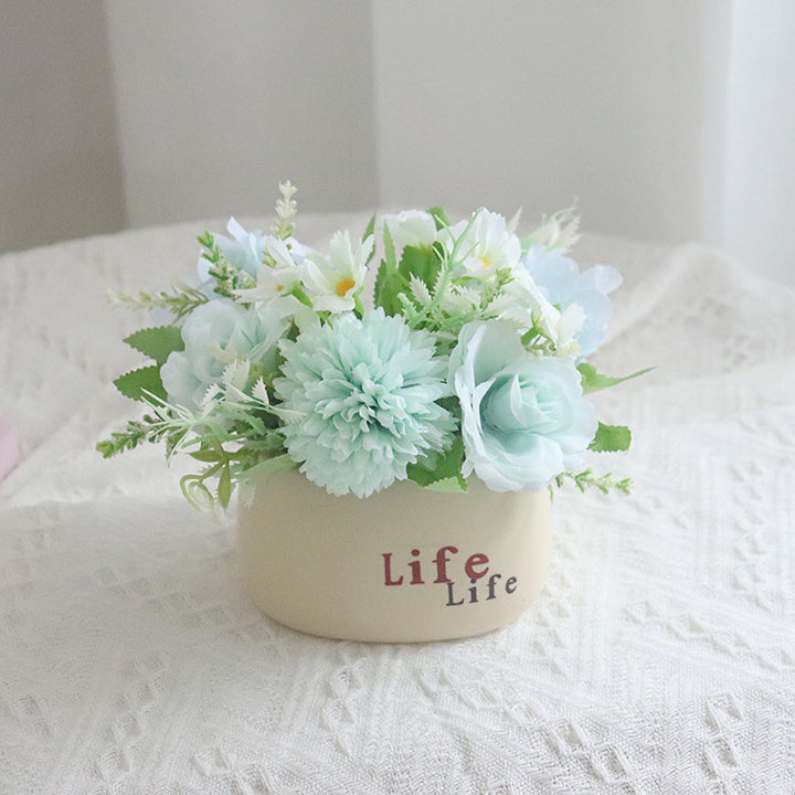 Elegant Faux Floral Centerpiece