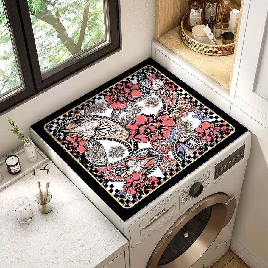 Floral Patterned Laundry Room Top Cover Stornfield