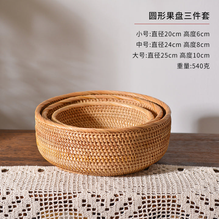 Ladies' beef decoration basket made of natural material Stornfield