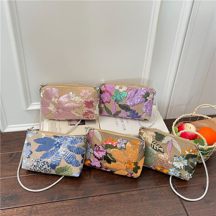 WoFloral Embellished Clutch Purse Stornfield