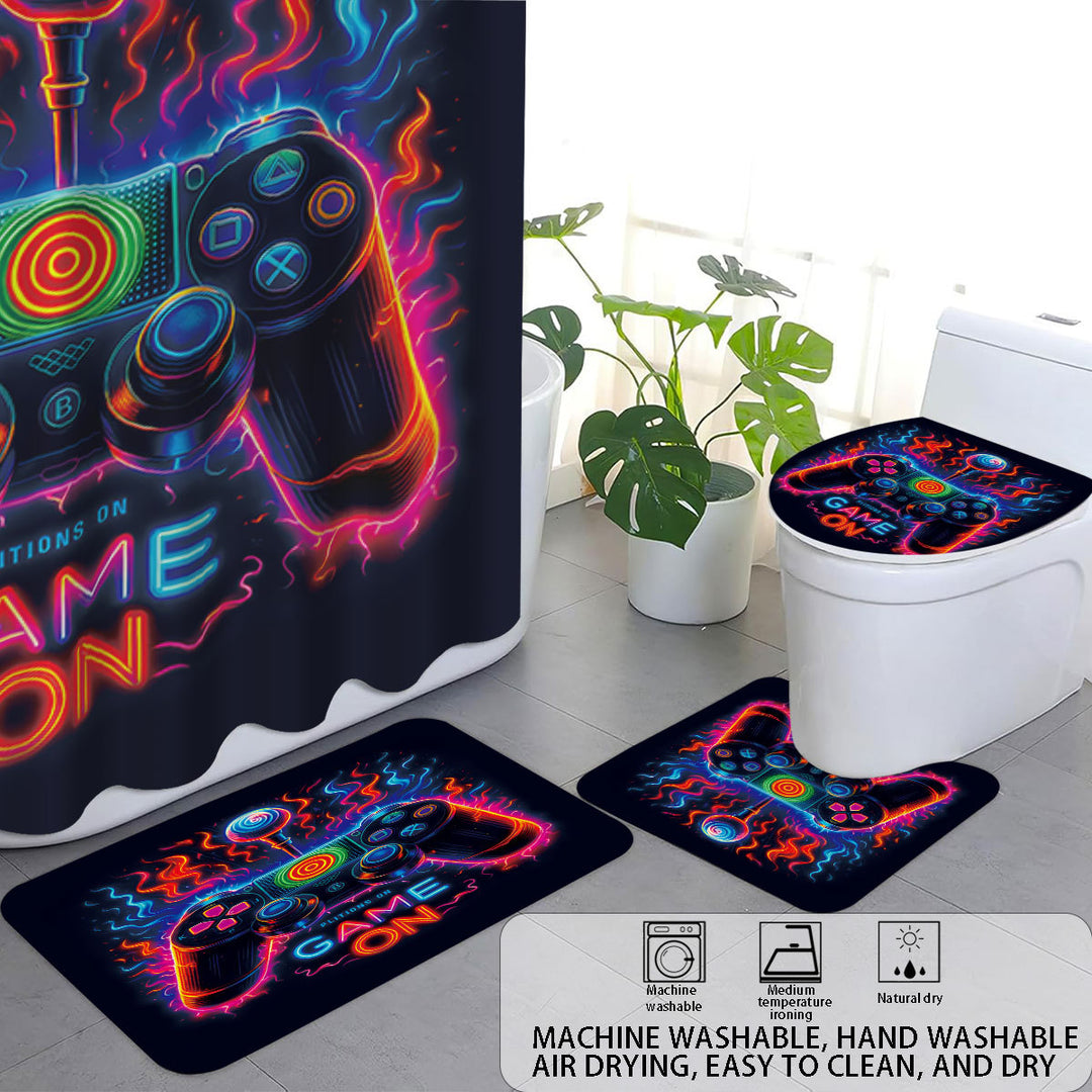 Digital Dragonfly-Themed Bathroom Set Stornfield