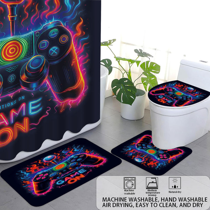 Digital Dragonfly-Themed Bathroom Set Stornfield