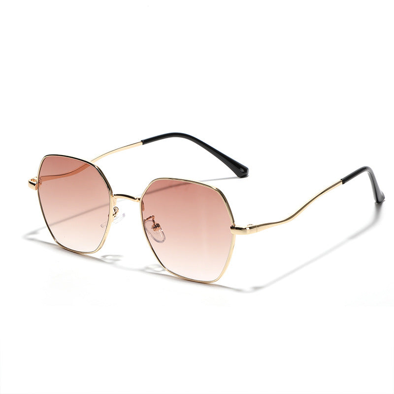 Women's geometric sunglasses with high-quality metal frame Stornfield