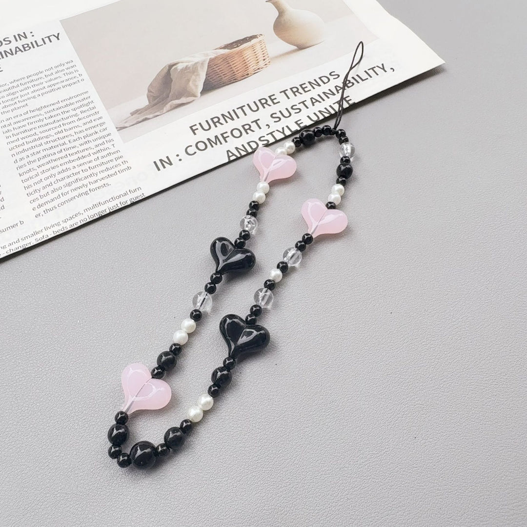 Heart-Shaped Beaded Eyewear Chain Stornfield