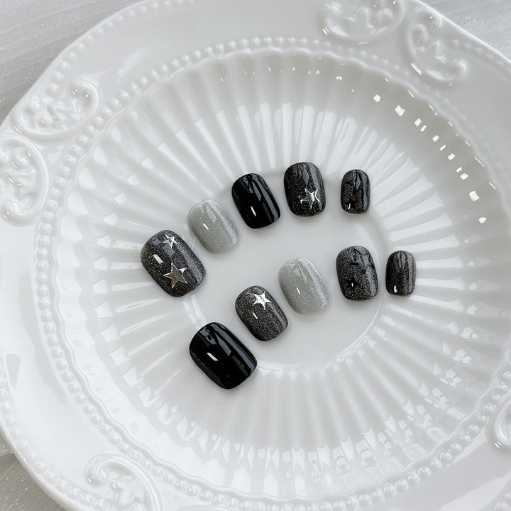 Starry Ombre Press-On Nail Set