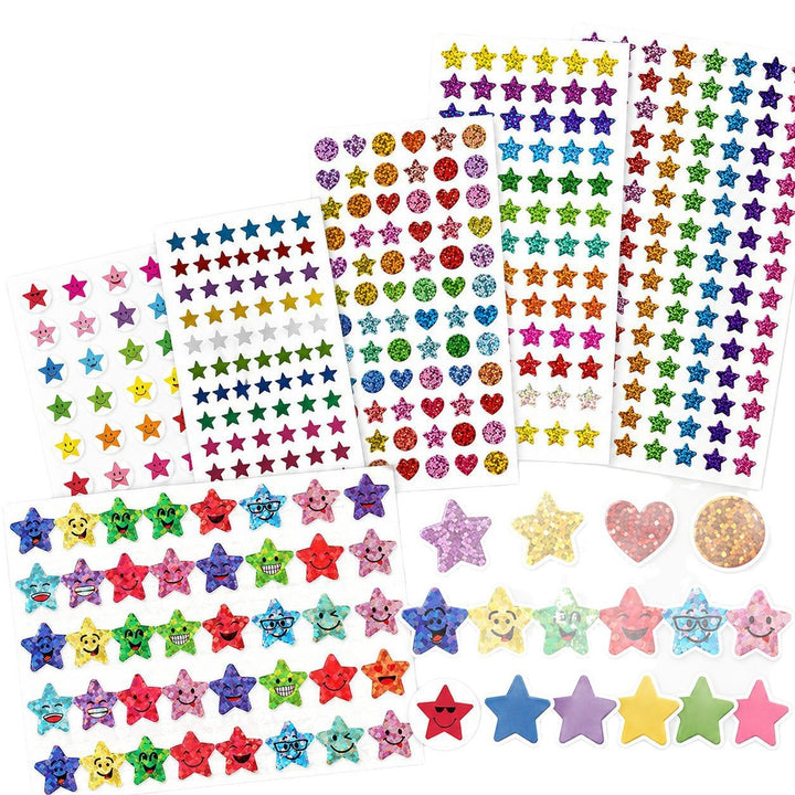 Glitter Star Decorative Sticker Set Stornfield
