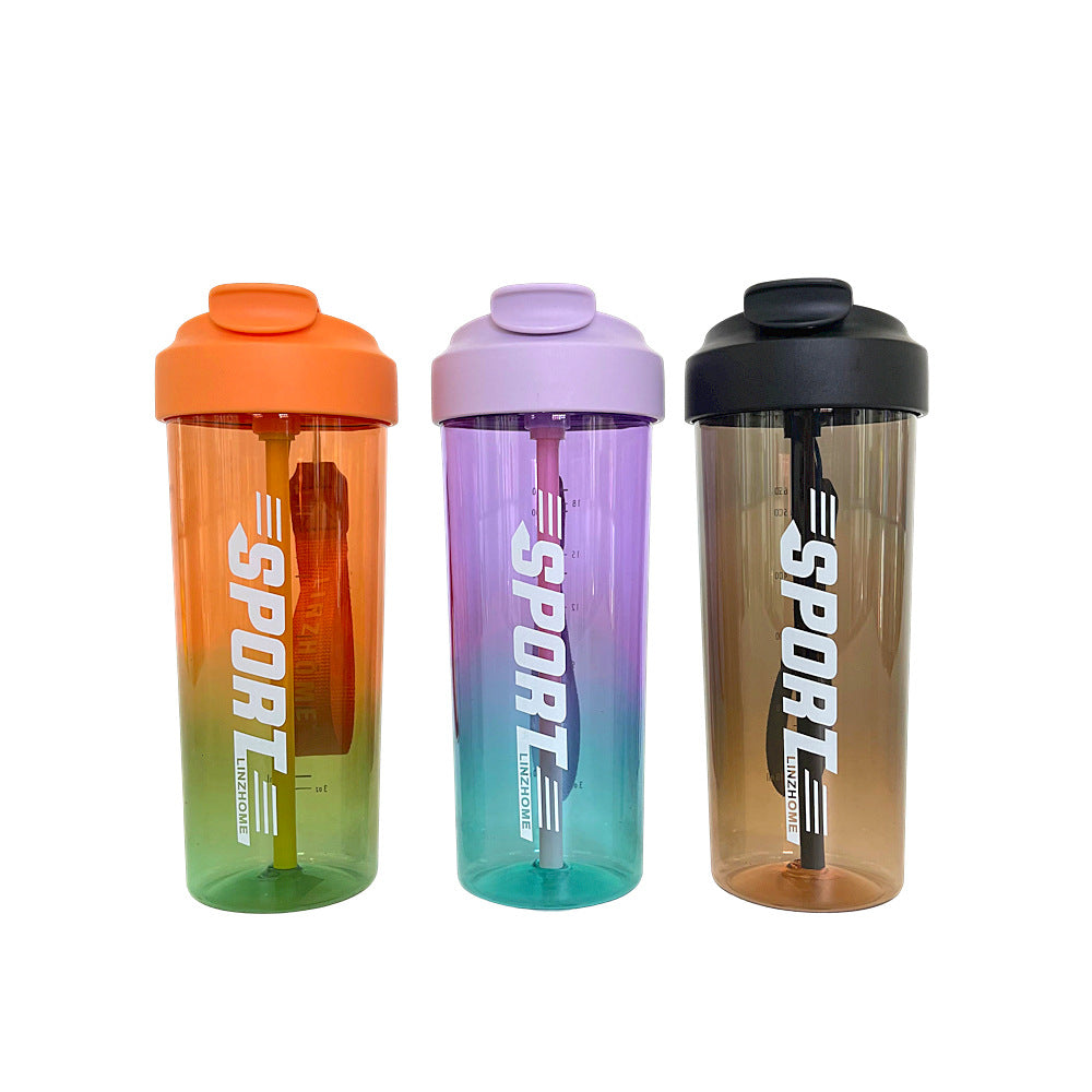Women's sports water bottle with practical straw and carry function Stornfield