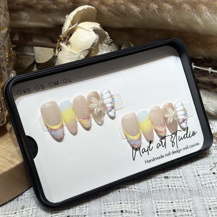 Artisan Handmade Press-On Nails Stornfield