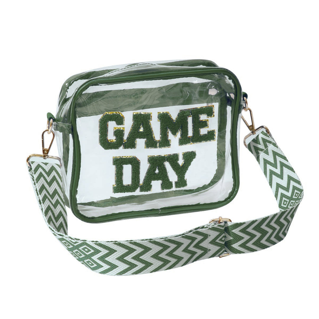 Transparent crossbody bag with stylish Game Day print Stornfield