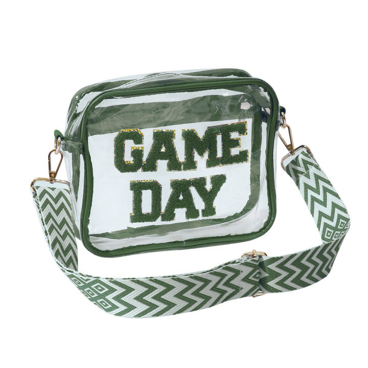 Transparent crossbody bag with stylish Game Day print Stornfield