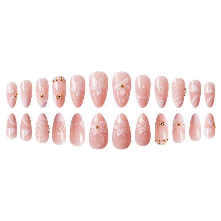 Decorative 3D Floral Nail Art Design Stornfield