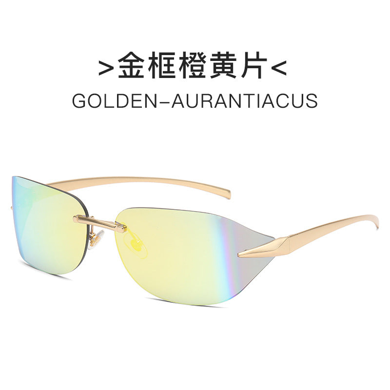 Women futuristic sunglasses with elegant minimalist design Stornfield