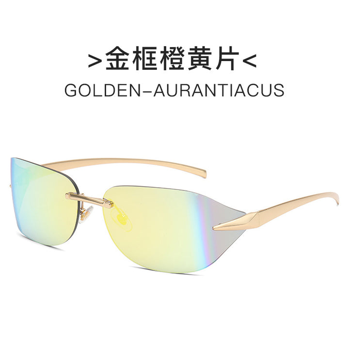 Women futuristic sunglasses with elegant minimalist design Stornfield