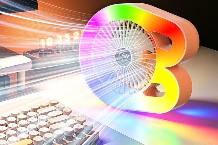 Ladies portable RGB table fan Stornfield