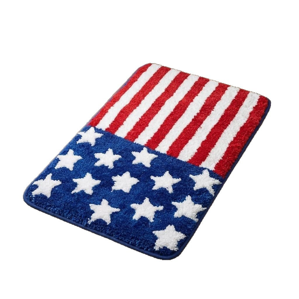 Patriotic Themed Bath Mat Stornfield