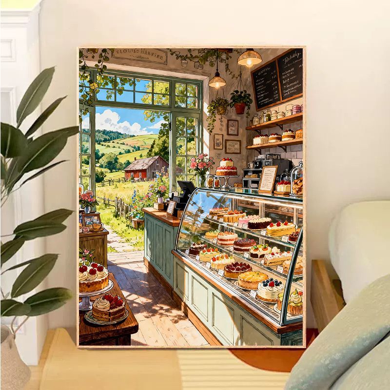 Bakery-Themed Decorative Canvas Art Stornfield