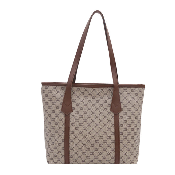 Elegant Geometric Patterned Tote Bag