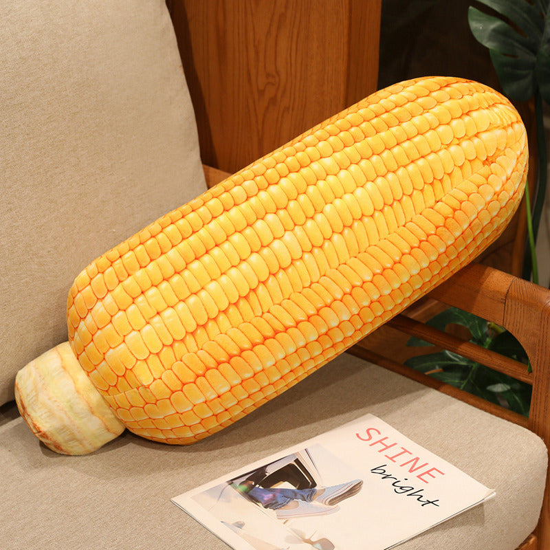 Novelty Grilled Corn Bolster Plush Decorative Lumbar Pillow Stornfield