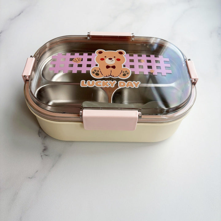 Bear-Themed Stackable Food Storage Container