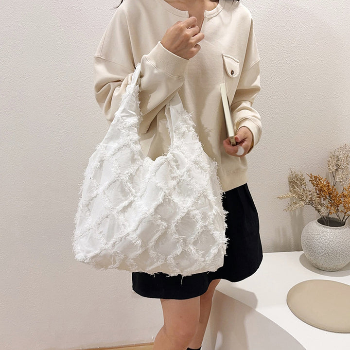 WoFringed Textured Shoulder Bag Stornfield