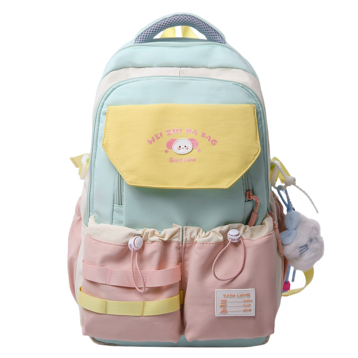 Playful Illustrated Multi-Pocket Backpack Stornfield