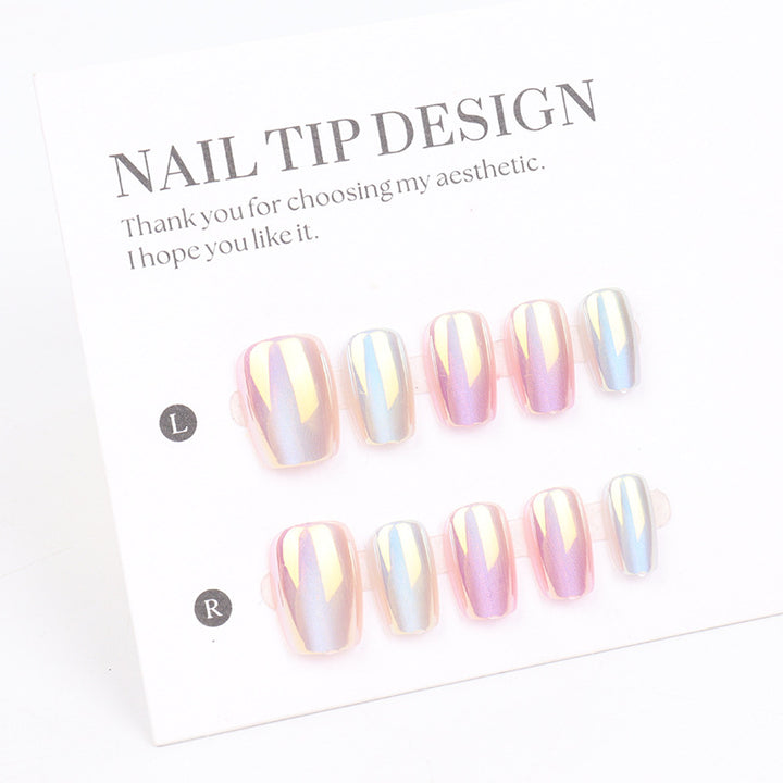 Premium Iridescent Press-On Nail Tips Stornfield