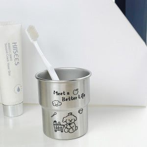 Toothbrush holder with loving animal design Stornfield