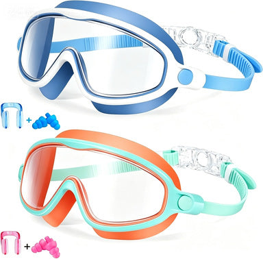 Swim protection goggles with adjustable nose piece and anti-fog technology Stornfield