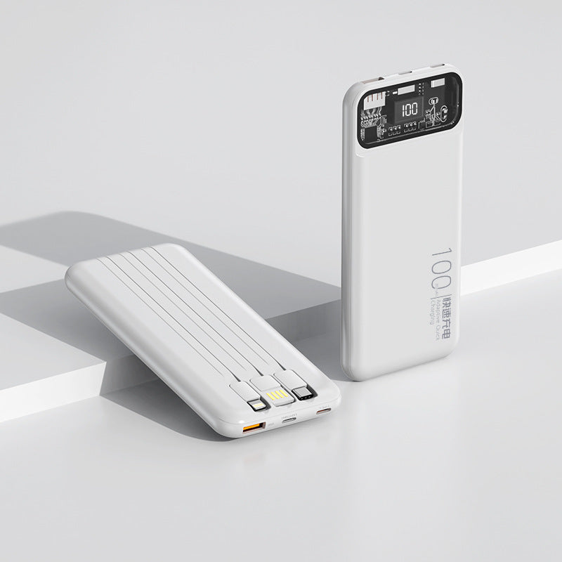 Portable power bank with multifunctional cable system and digital display Stornfield