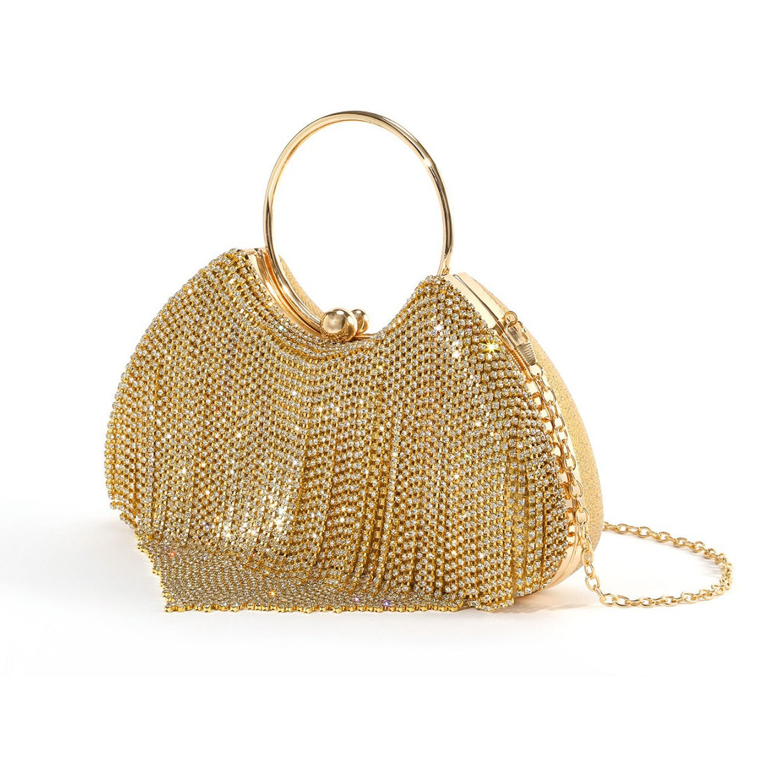 Dazzling Chain Link Evening Clutch