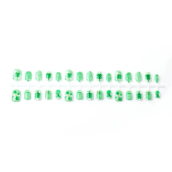 Creative St. Patrick's Day Themed Press-On Nail Set