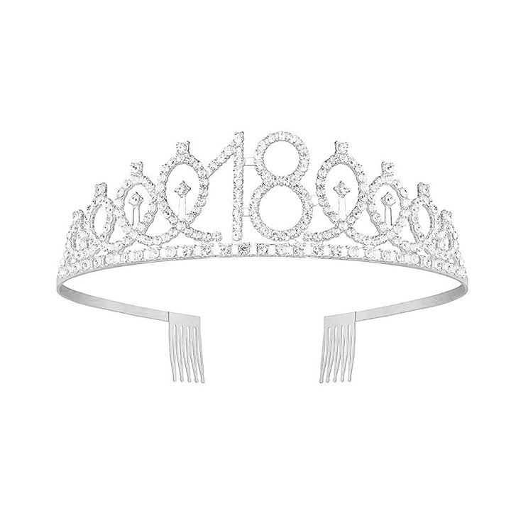 Ladies Glittering Crown with Swarovski Stones Stornfield