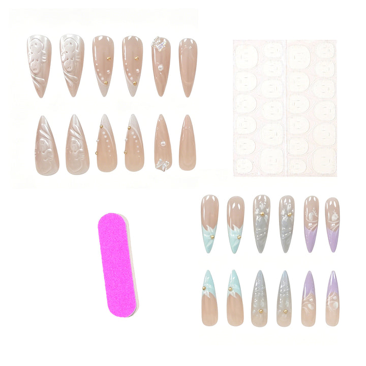 Creative Press-On Nail Art Enhancements Stornfield