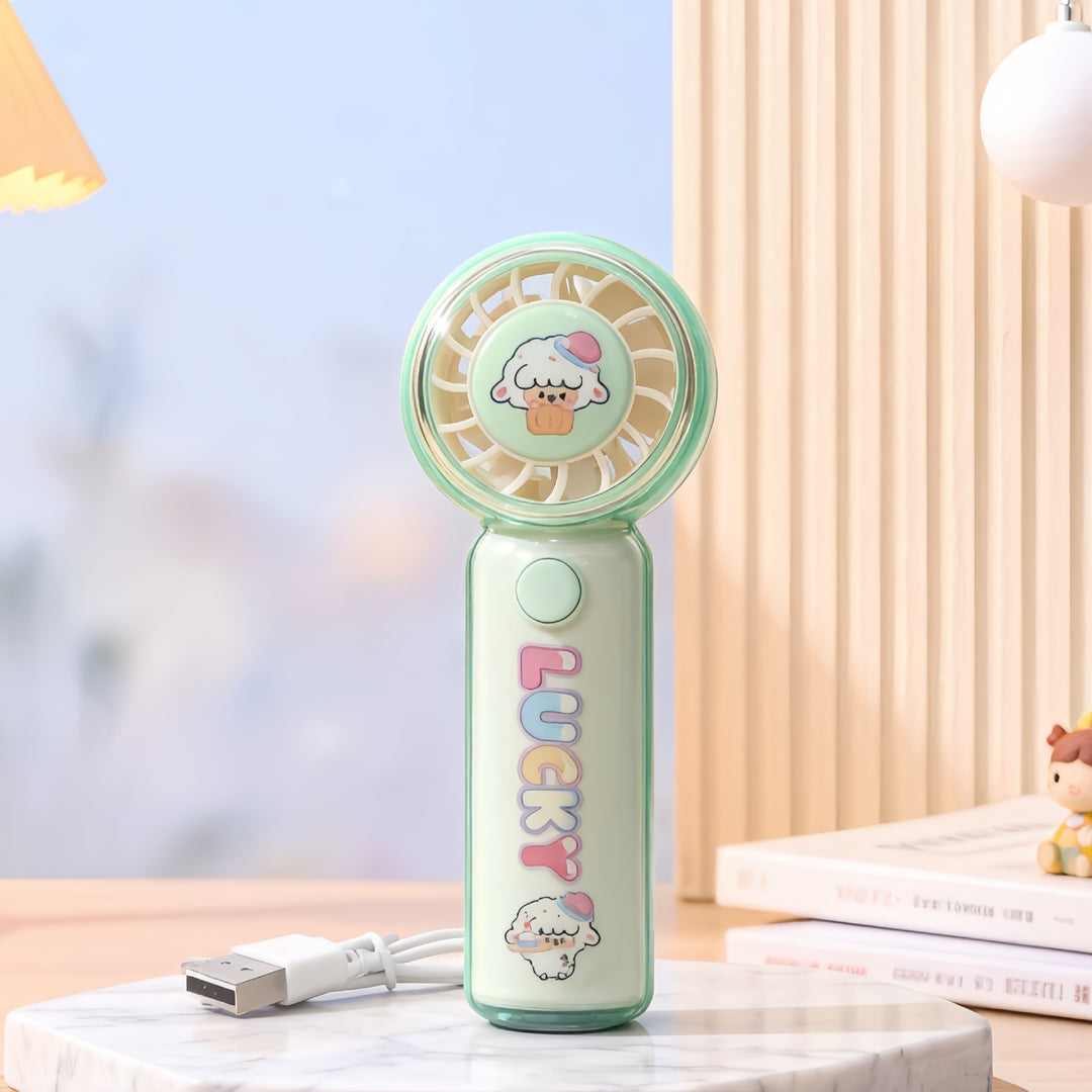 Ladies Portable Hand Fan with Playful Design Stornfield