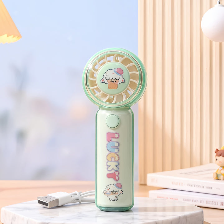 Ladies Portable Hand Fan with Playful Design Stornfield