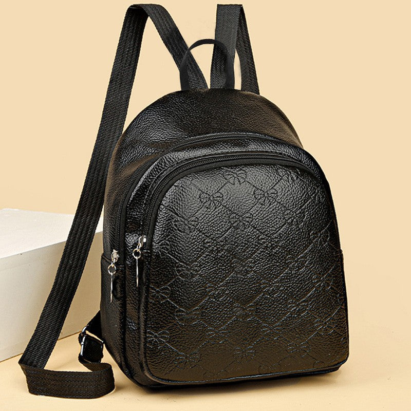 Compact Textured Backpack Stornfield