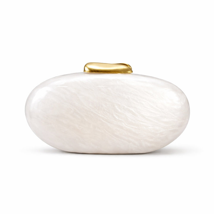 Marbled Acrylic Evening Clutch