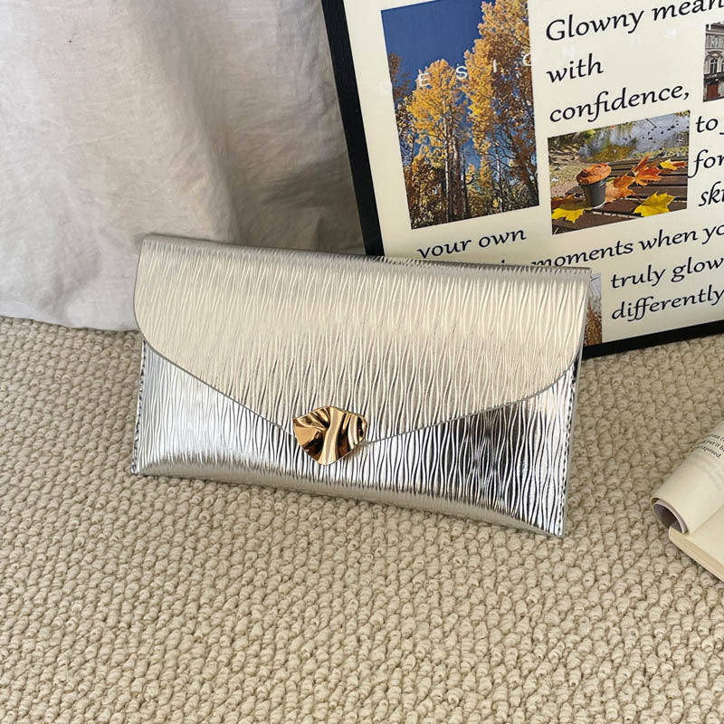 Elegant Patent Leather Evening Clutch