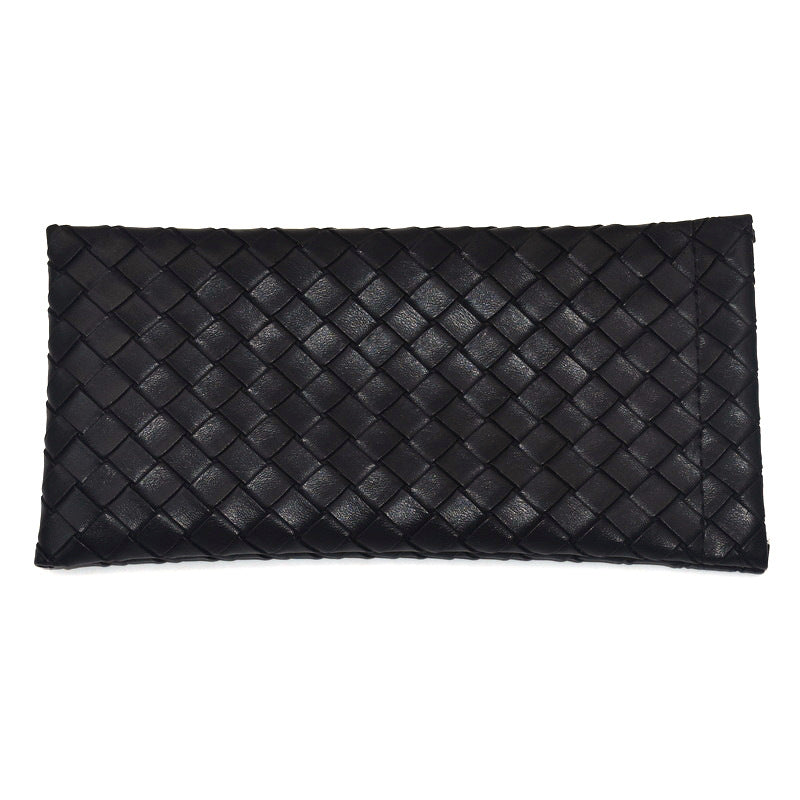 Woven Leather Clutch Wallet Stornfield