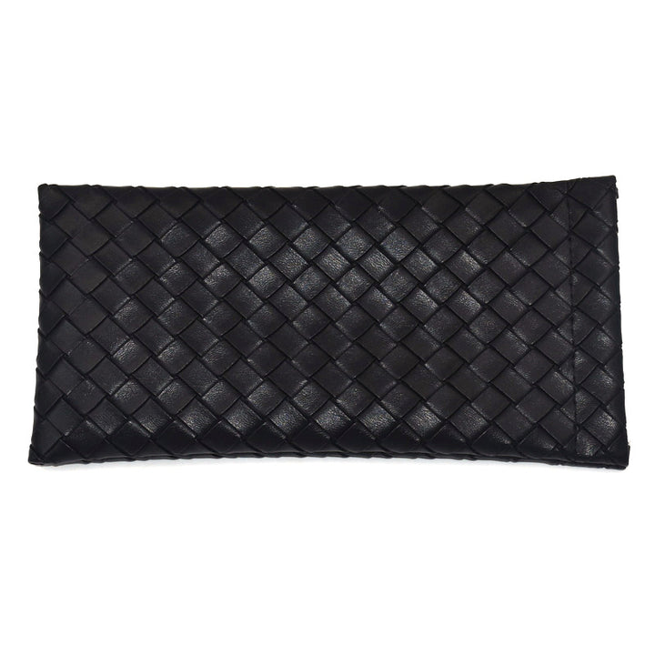 Woven Leather Clutch Wallet Stornfield